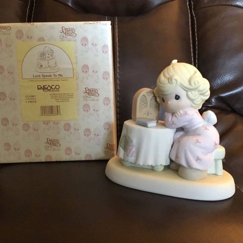 Precious Moments “Lord Speak To Me” figurine